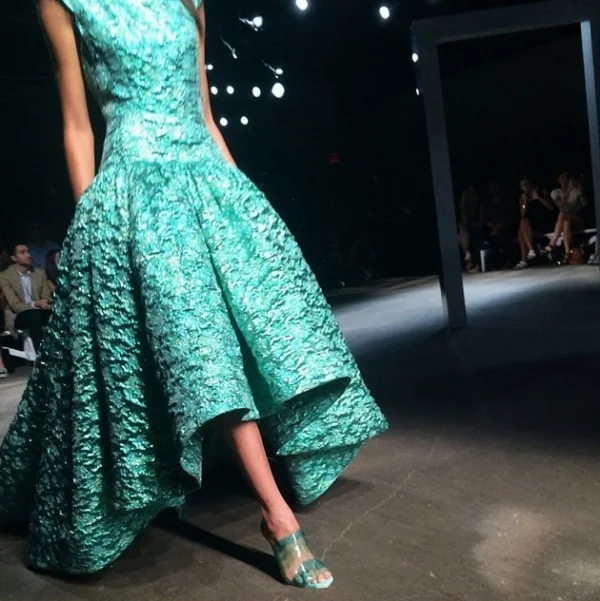 Emerald jacquards @csiriano from @joshuaomarjohnson