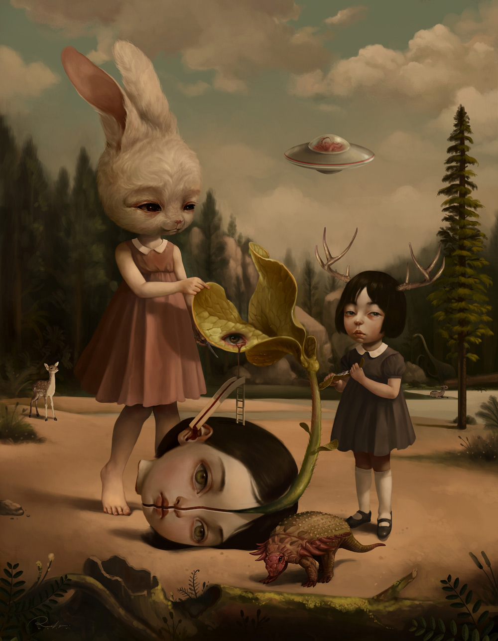 Roby Dwi Antono Creates Creepy Surrealist Paintings Visual Atelier 8