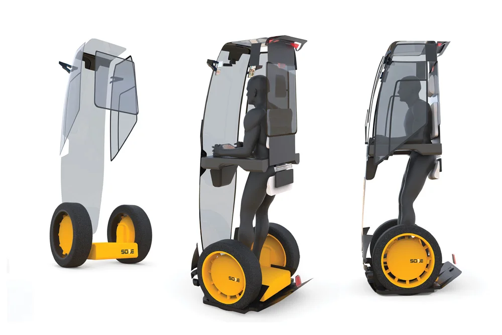 SOLE: THE VERTICAL AUTOMOBILE WINNER OF THE RED DOT DESIGN AWARD
