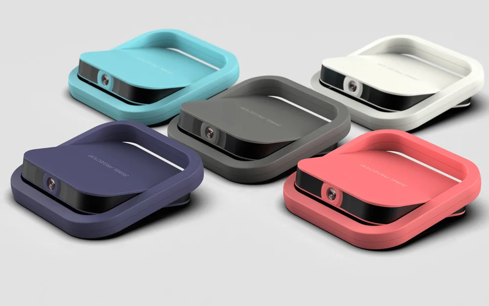Seokmoon Woo Designs Swivel Projector, A Pocket-Sized Device