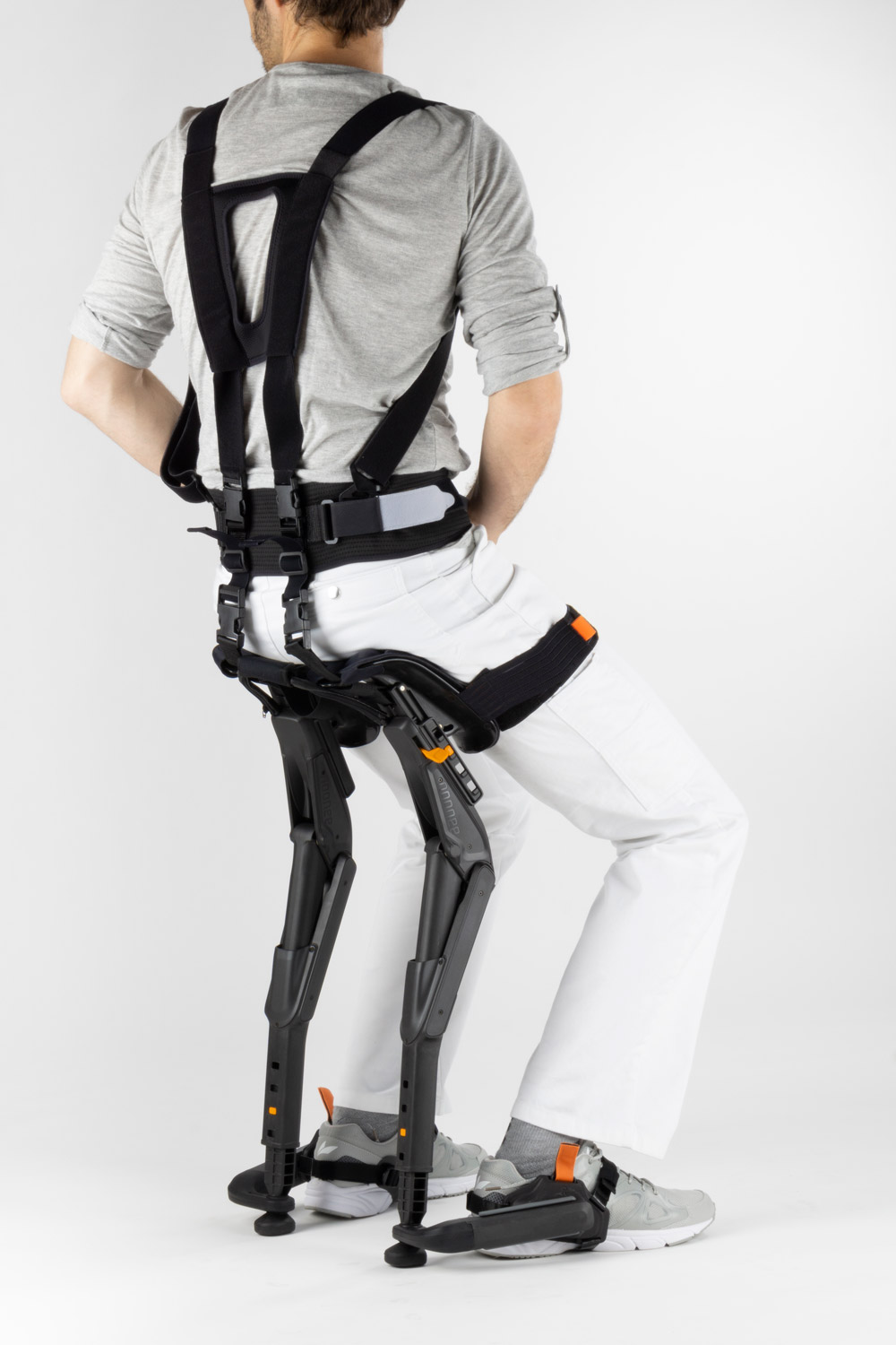 The Chairless Chair Increases Productivity And Decreases Physical Strains