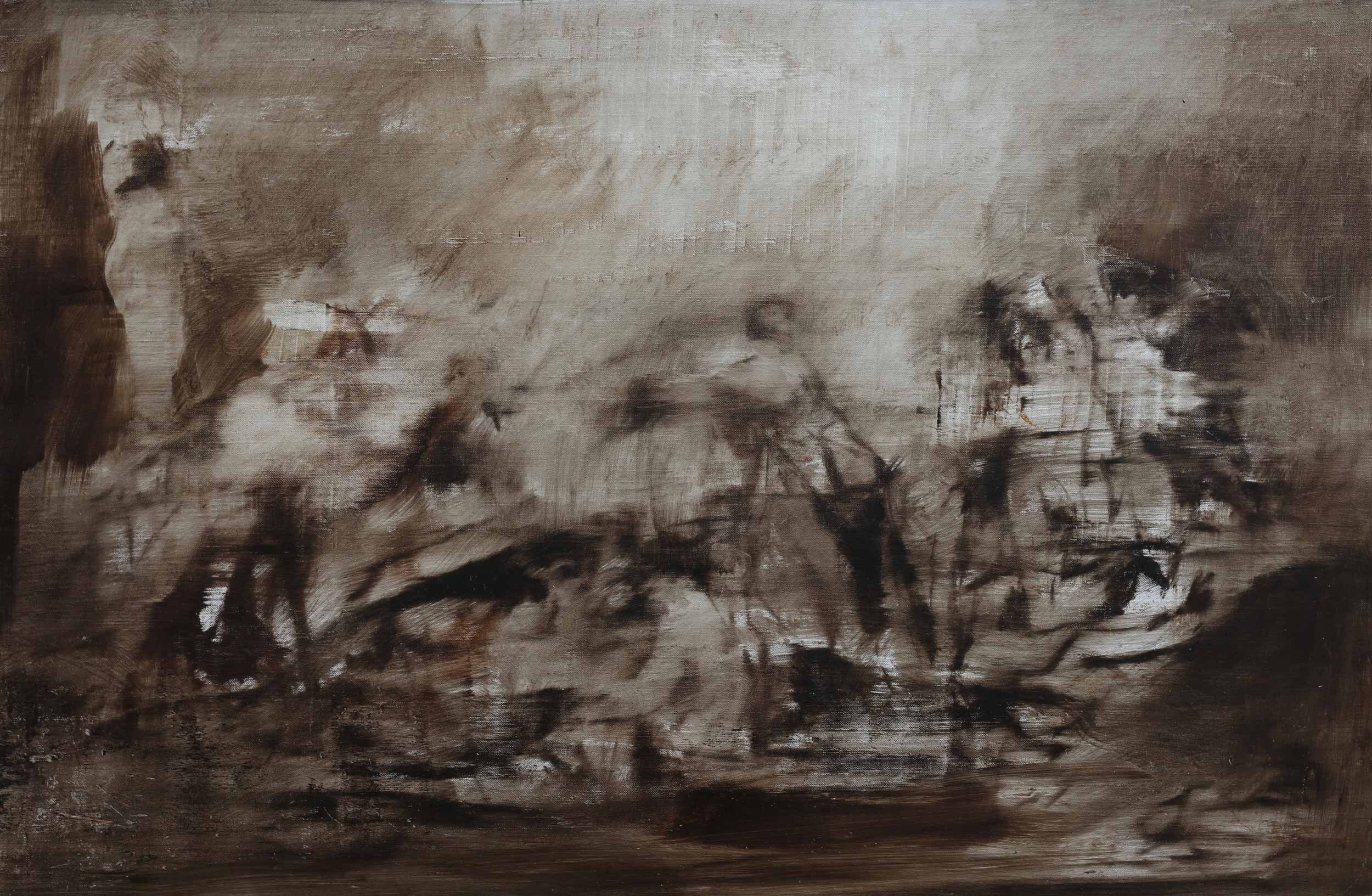 Study for The Empire of Flora, afterPoussin, 60x90.5cm