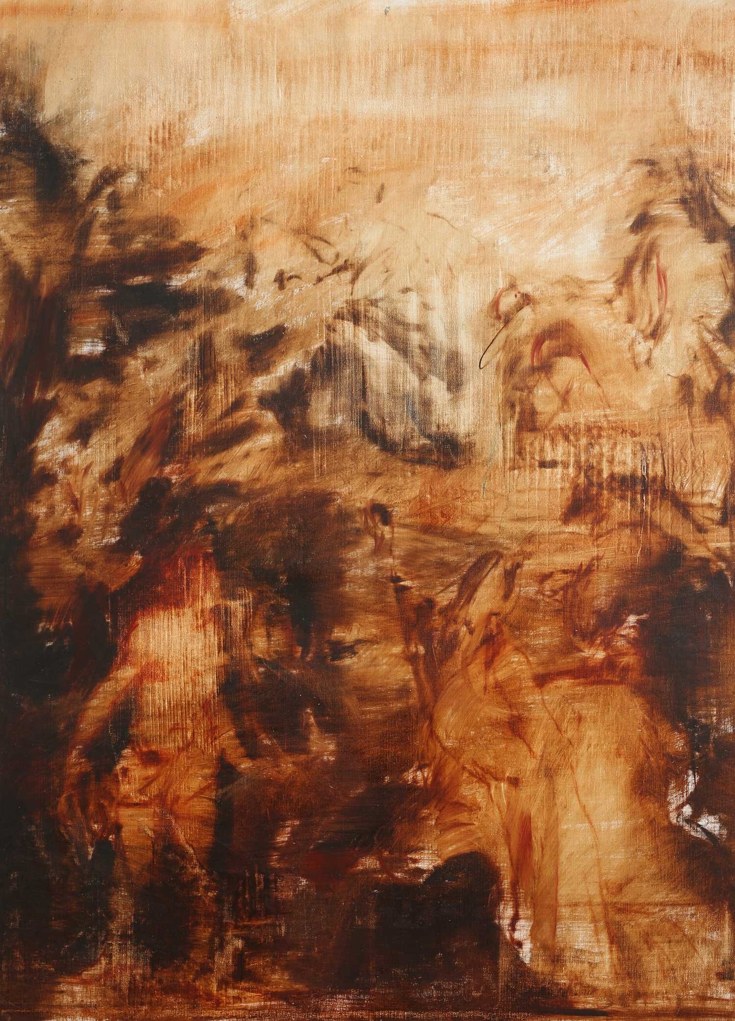 Study for The Mystical Marriage of St. Catherine 2, 69x90cm