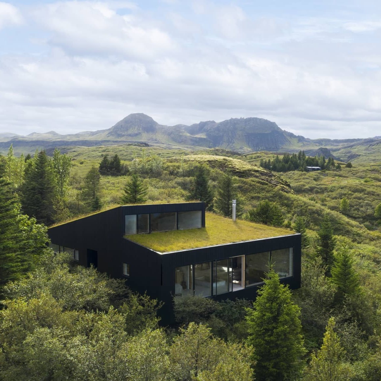 KRADS Creates The Architecture Shaped Along With The Iceland Hill