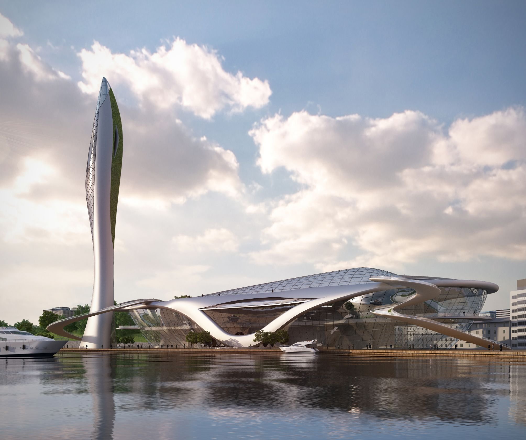 Realiza Arquitetura Design A Regenerative Building As A Proposal To The Guggenheim Museum
