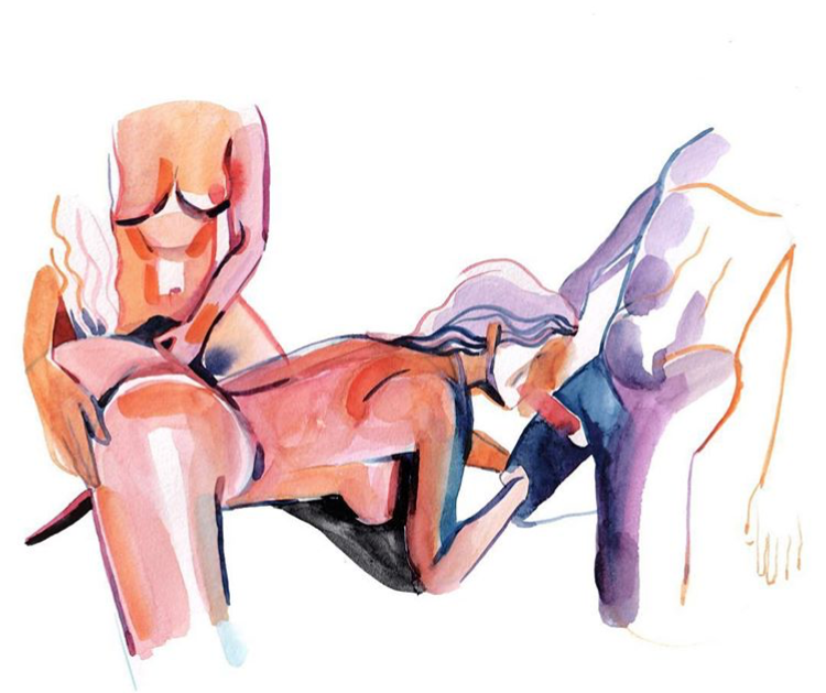 erotic watercolor