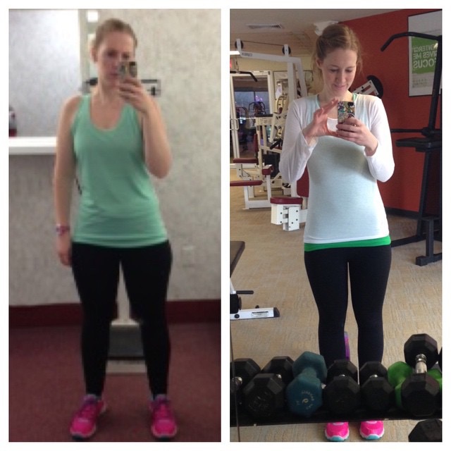 COLLEEN, 32, New Jersey Colleen is a full-time working mom of two. She found me on Instagram, and contacted me wanting to start a weight lifting regimen after spending hours on the treadmill and not seeing any changes in her body. Through the Hot Mama's Nutrition Guide, she learned how to properly fuel her body through the right amount of calories and macros (and that even meant eating carbs---gasp!). A few weeks after eating a clean, balanced diet and lifting weights, she started to notice a HUGE difference--not only in her body, but in her energy level as well. Twelve weeks later, she is down 9 1/2 pounds, over 16 inches, and 4 pant sizes. She is like a totally different person, and I am SO proud of her hard work and dedication to making this a LIFESTYLE change!
