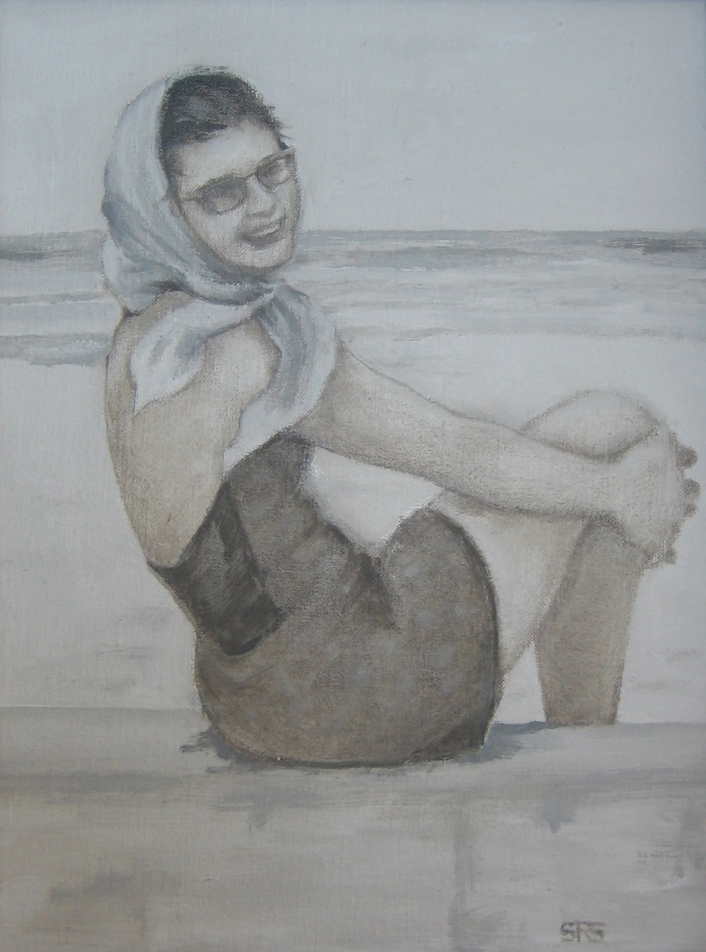 Lady in Scarf, 2015