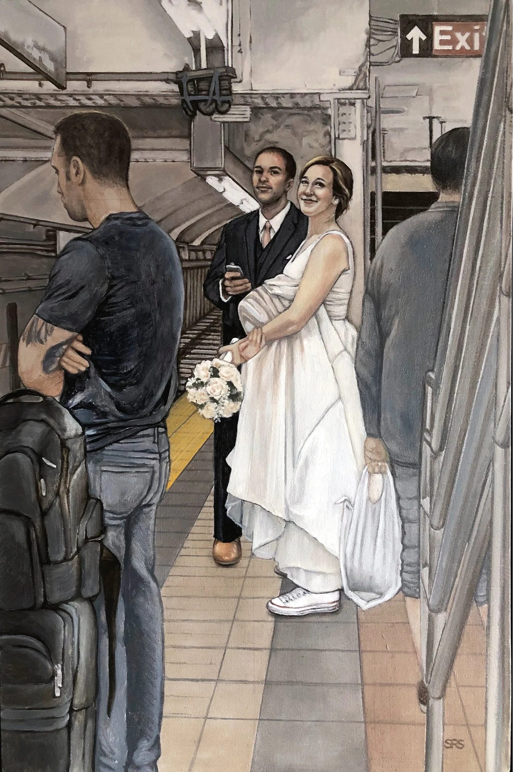 Subway Bride