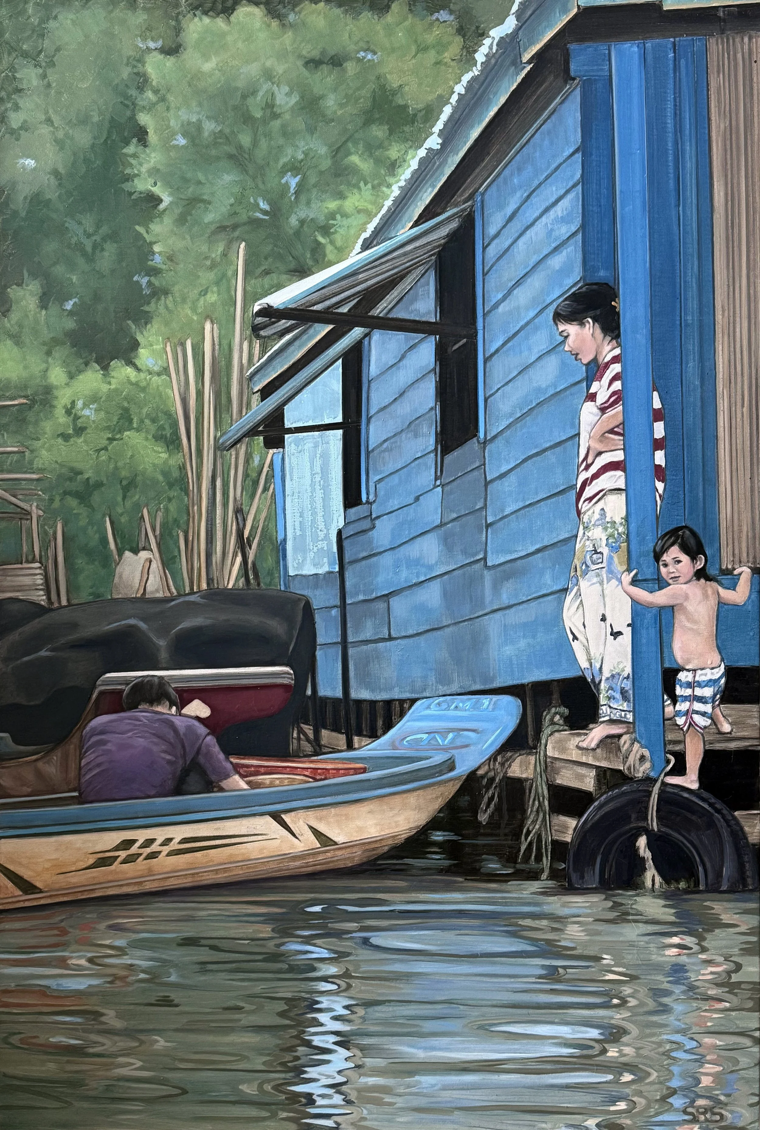 Mother and Child, Floating Village