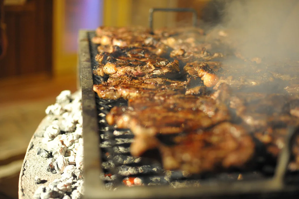 Does anything beat cooking over real charcoals and eating with friends?