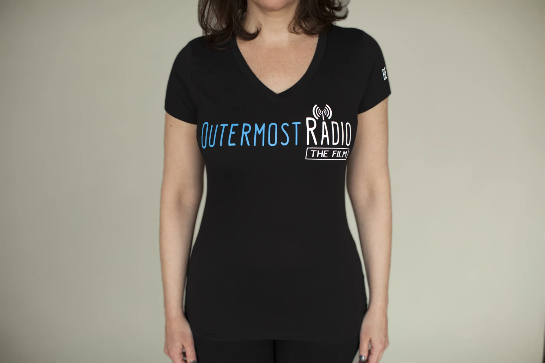 Outermost Radio Womens Fitted T-Shirt