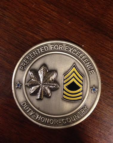 The medal Ann received after her performance of "Amazing Grace."