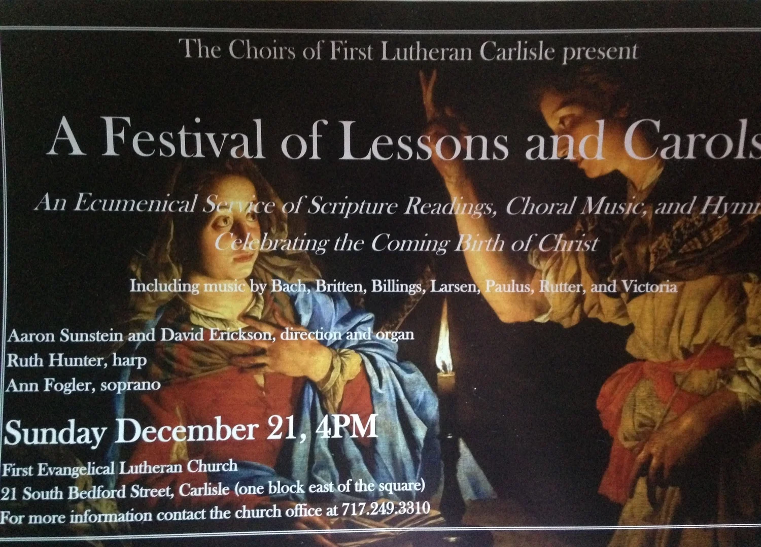 Advertisement for religious service 