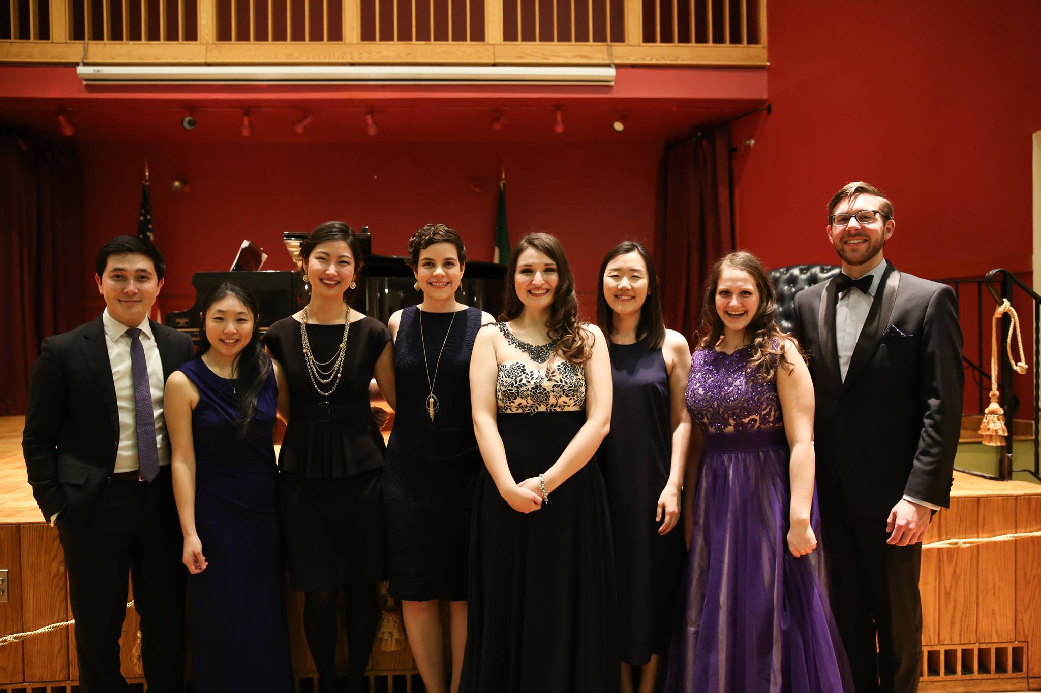 Ann and her colleagues after the Italian Art Song Concert