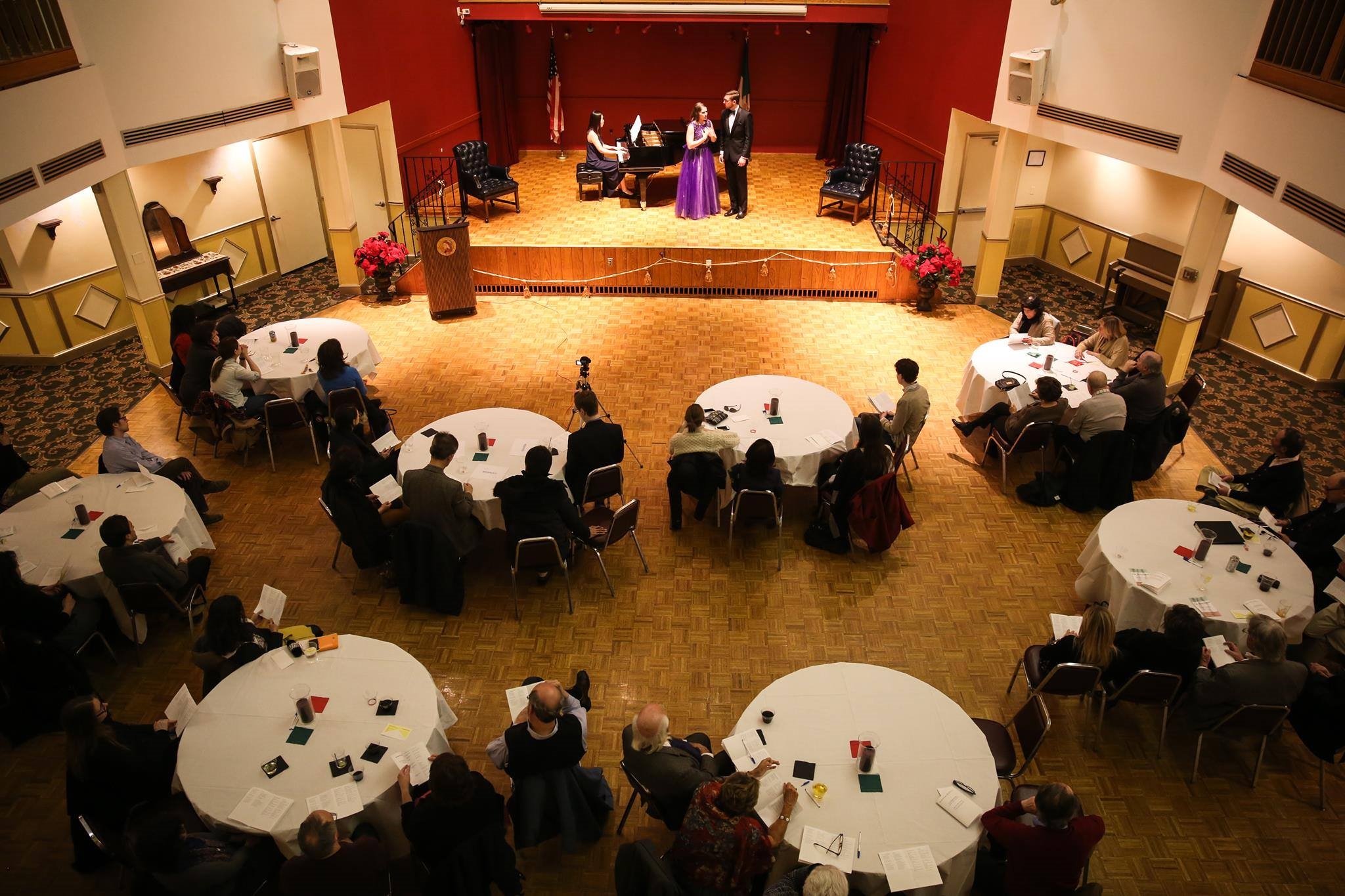  Ann performing with Elijah Blaisdell and Minju Kim during the Boston Art Song Society's Italian Art Song Recital. 