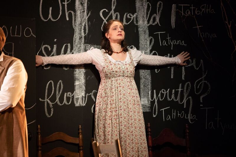 Ann as Olga in Eugene Onegin Photo by Max Wagenblass. Copyright 2018 Boston Conservatory at Berklee.