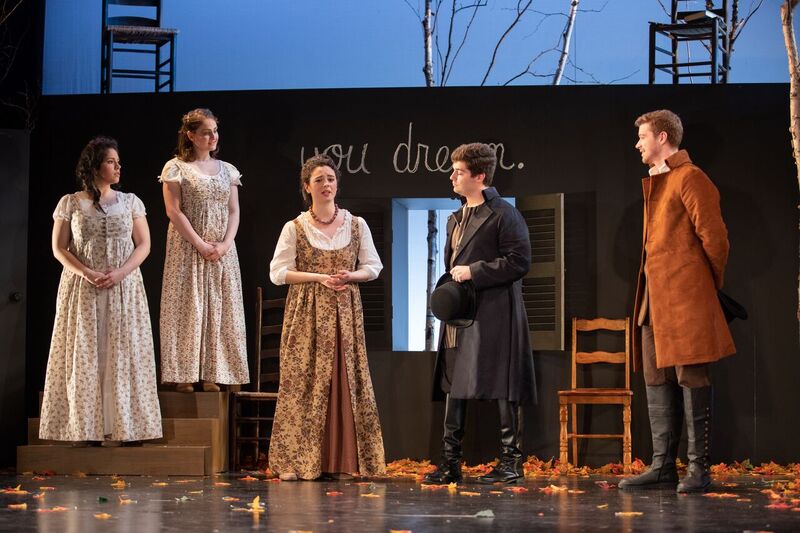 Ann as Olga in Eugene Onegin, 2018 Photo by Max Wagenblass. Copyright 2018 Boston Conservatory at Berklee.