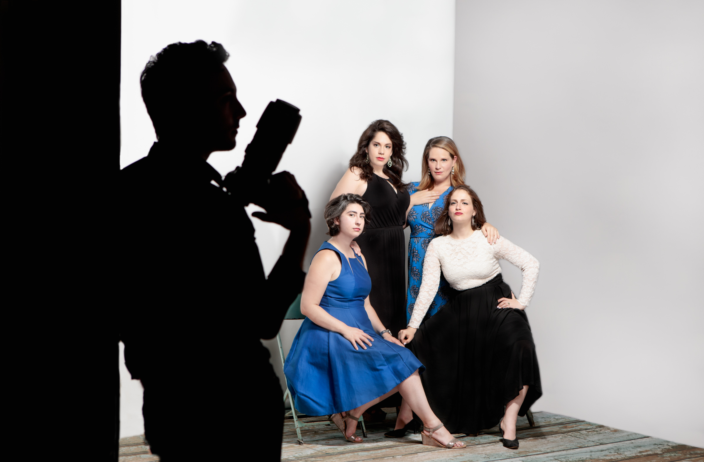  Ann Fogler with the Boston Opera Collaborative Colleagues at  Don Giovanni  marketing photoshoot.   August 2018    Photo credit: Dan Busler  