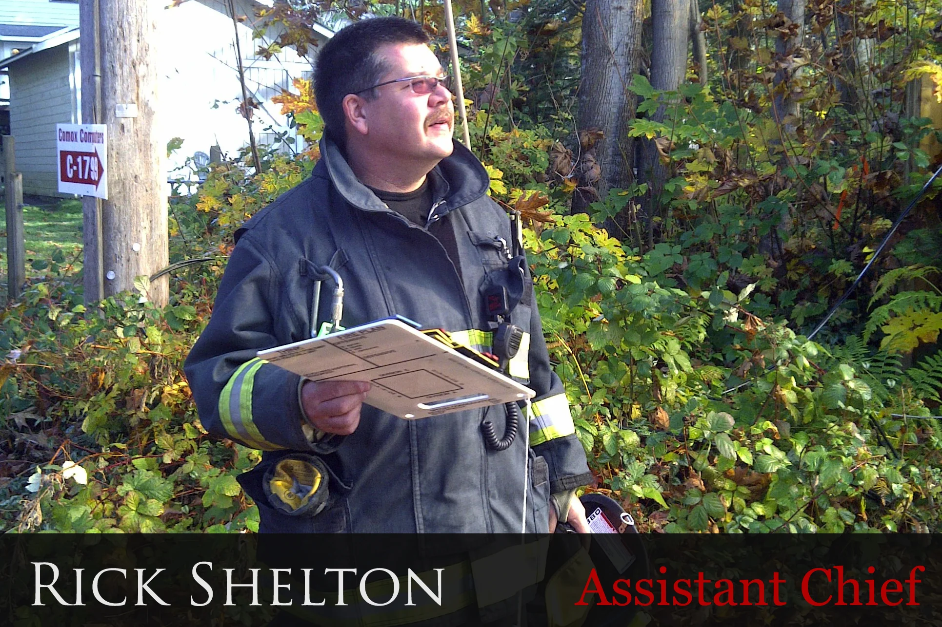 Comox Assistant Chief Rick Shelton
