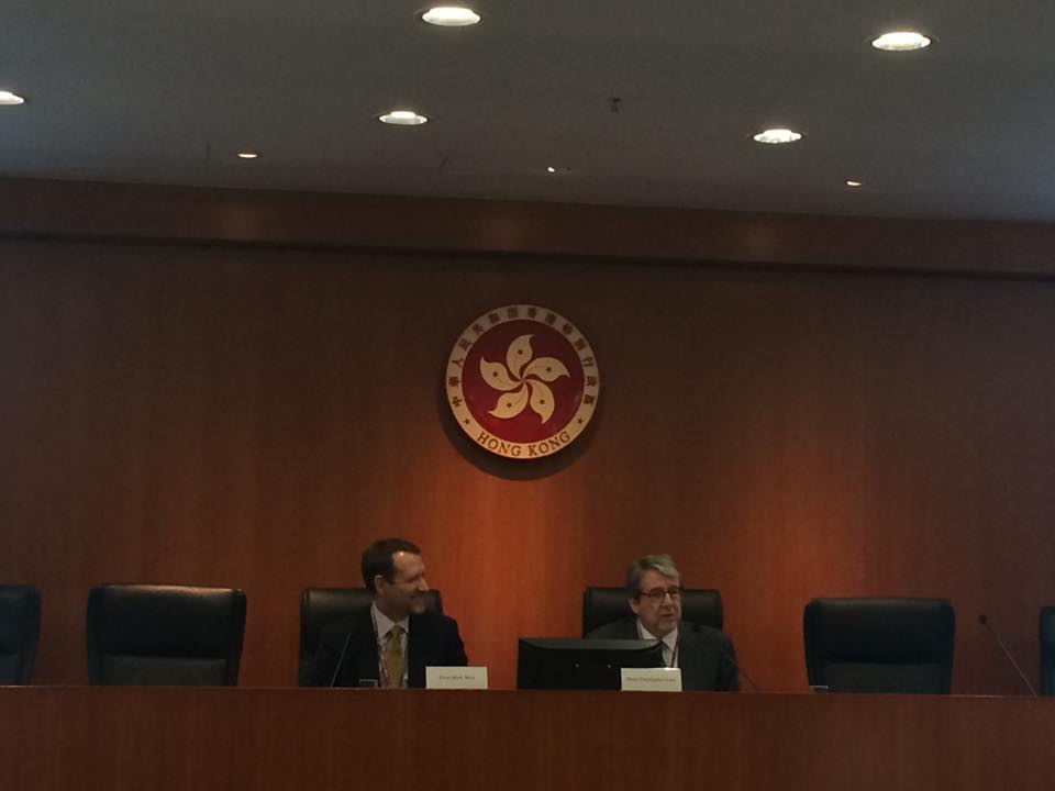  Dean Christopher Cane,&nbsp;Dean of Faculty of Law, CUHK, and Dean Mark West, Dean of the University of Michigan Law School, officially convene&nbsp;the conference. 