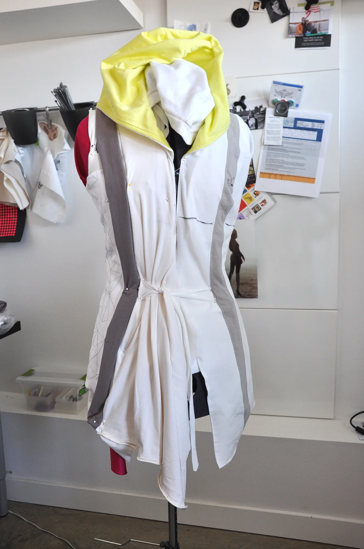 Draping and modifying the pattern