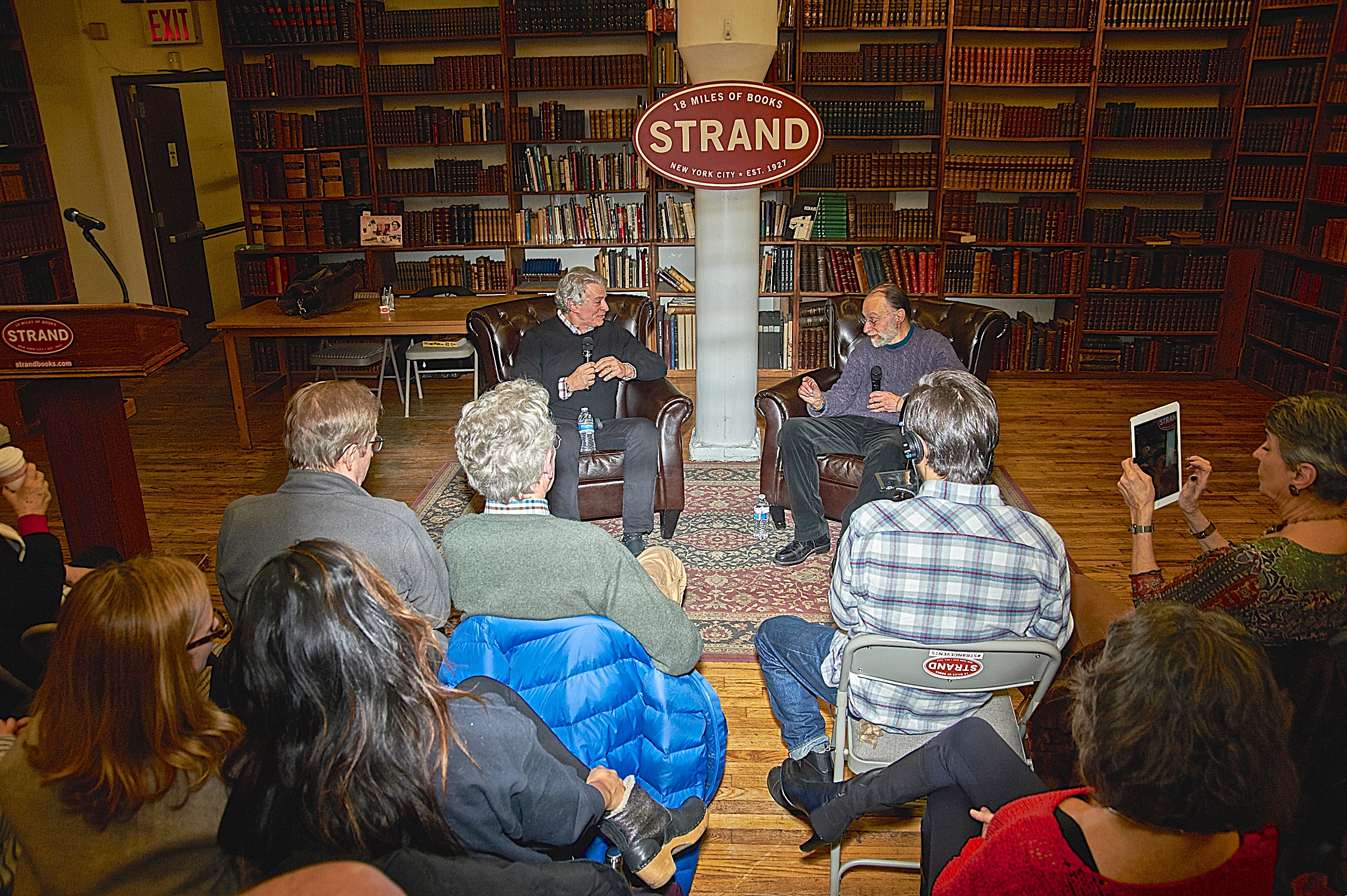 Discussing Bop Apocalypse with John Tytell at the Strand, January of 2017