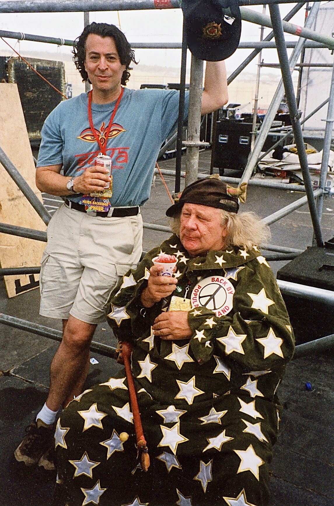 Backstage with Wavy Gravy, Woodstock '99