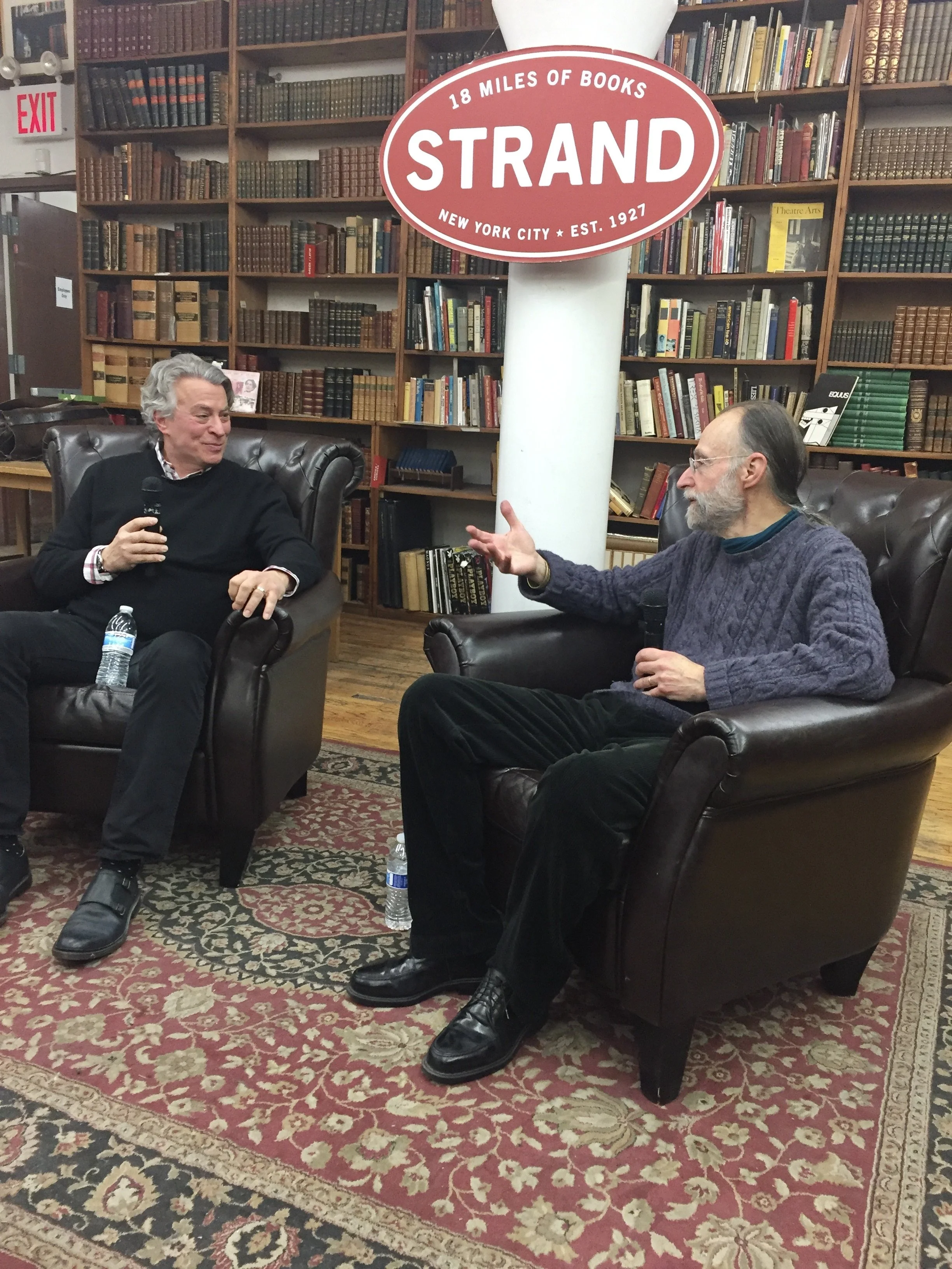 With John Tytell at the Strand, 2017