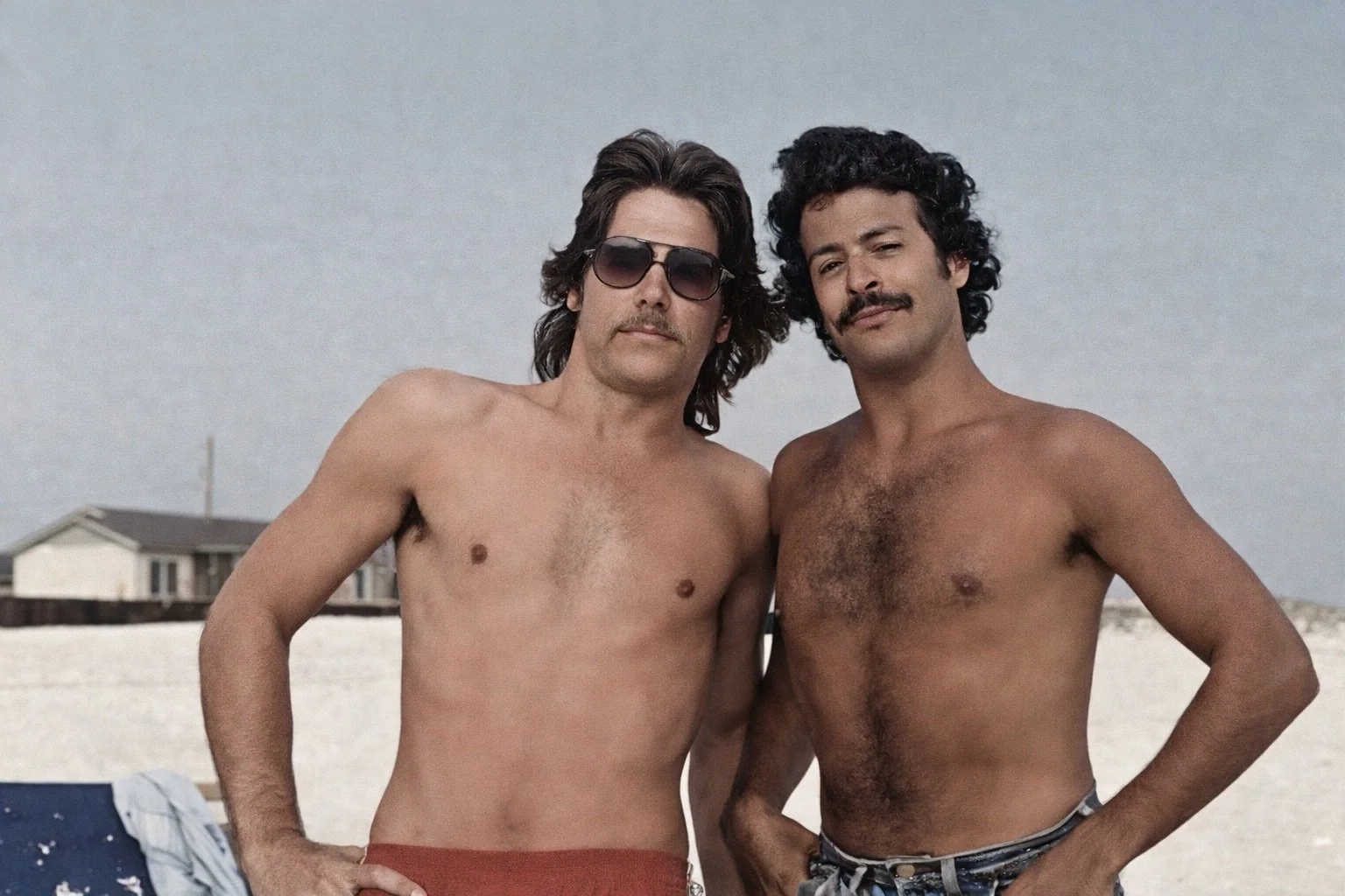 With Elvis' stepbrother and bodyguard David Stanley, Destin FLA, 1978