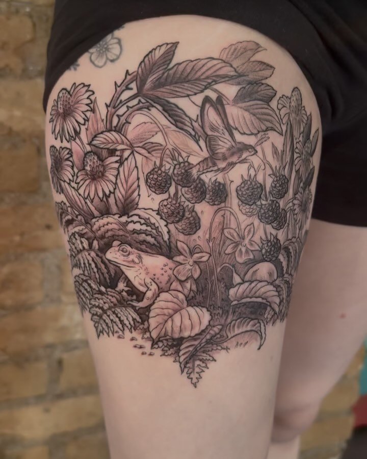 Thanks so much, Annette!! I went to the forest today after our appointment and, inspired by your cool tattoo, spent an hour poking around looking at all of the wonderful things on the forest floor with my family. We even found what I think was a duck