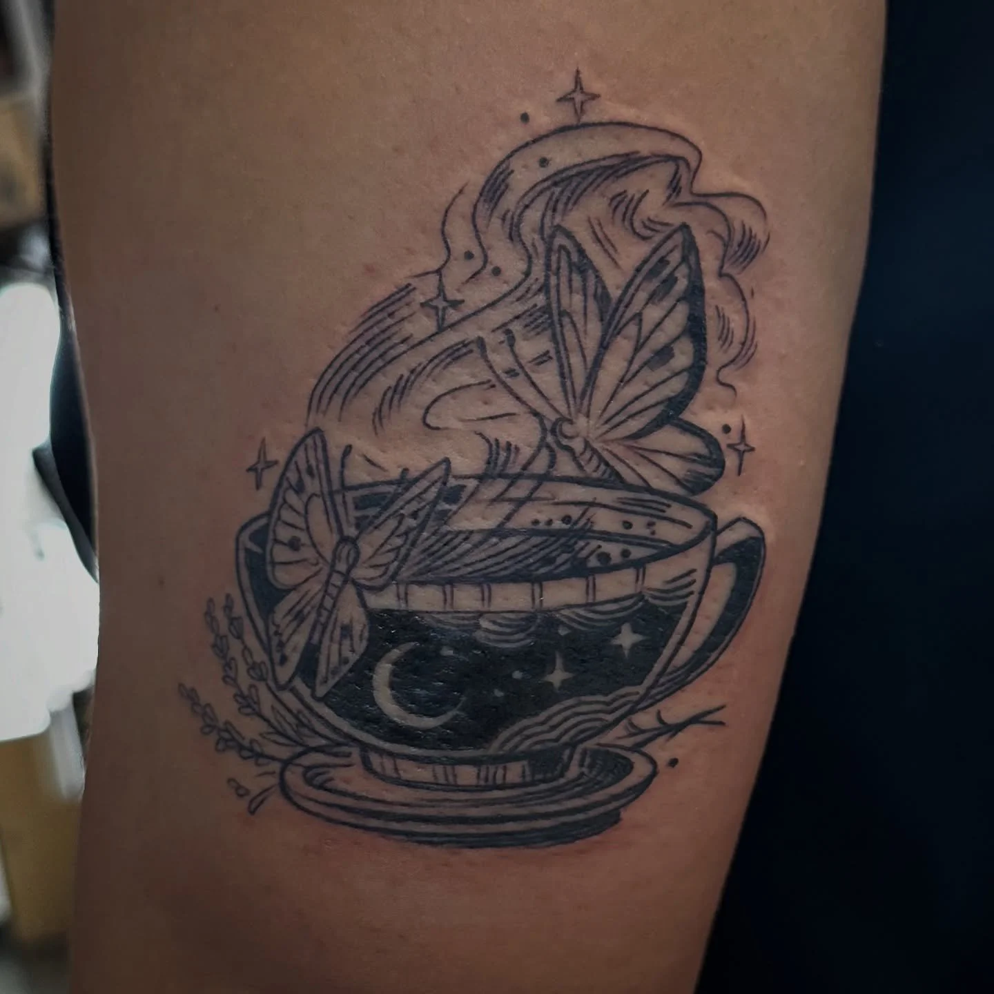 The Fates flash for Chels! Thanks for your trust with your first tattoo! It turned out so great! ☕️ 
.
#mntattoo #mntattooartist #mntattooers #minneapolistattoo #minneapolistattooartist #minneapolistattooer #midwesttattoo #midwesttattooartist #midwes