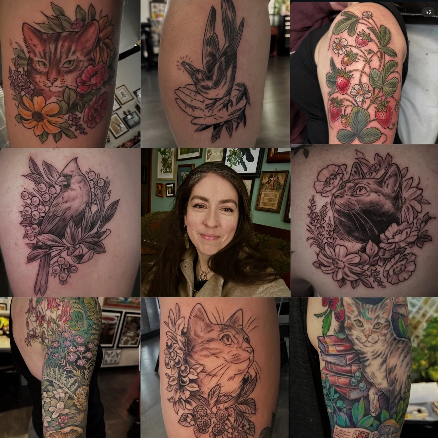 Thank you to everyone that got tattooed in 2025, said hi at a convention (or online!), or took a sec to check out my work! This was a year filled with some of my favorite subjects and favorite people &mdash; as you can see I enjoyed a lot of cats, bi