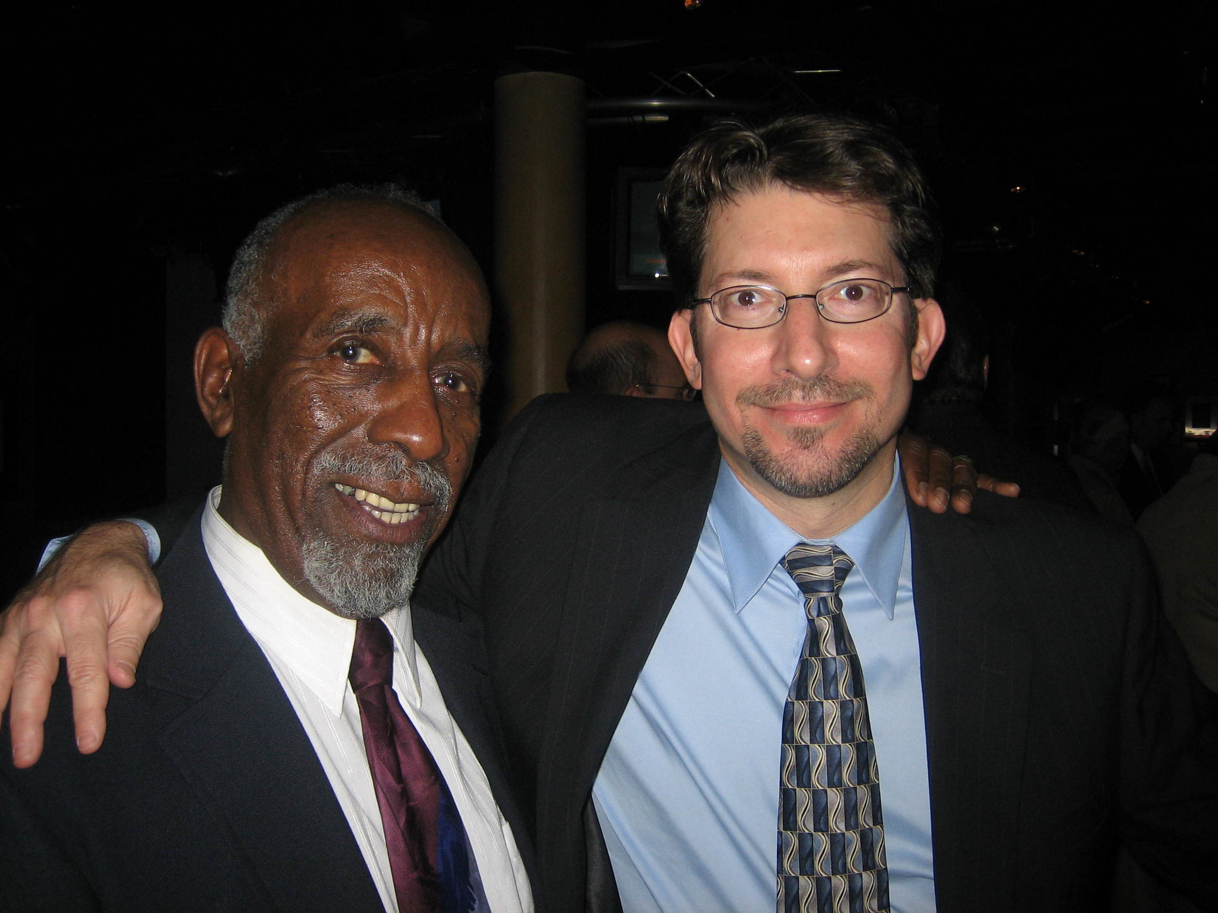 With Eddie Locke in Bern, Switzerland.