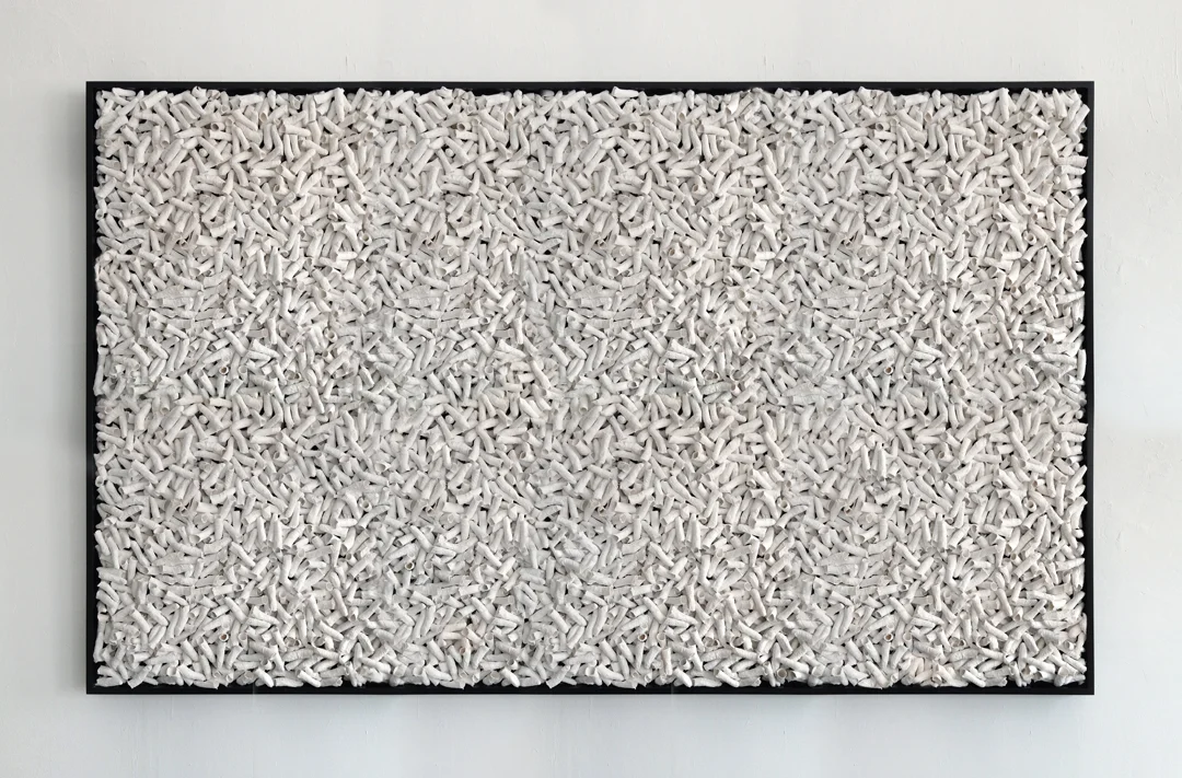 Finger Casts - Plaster bandages on wood - 72 in x 116 in - 183 cm x 295 cm -2019