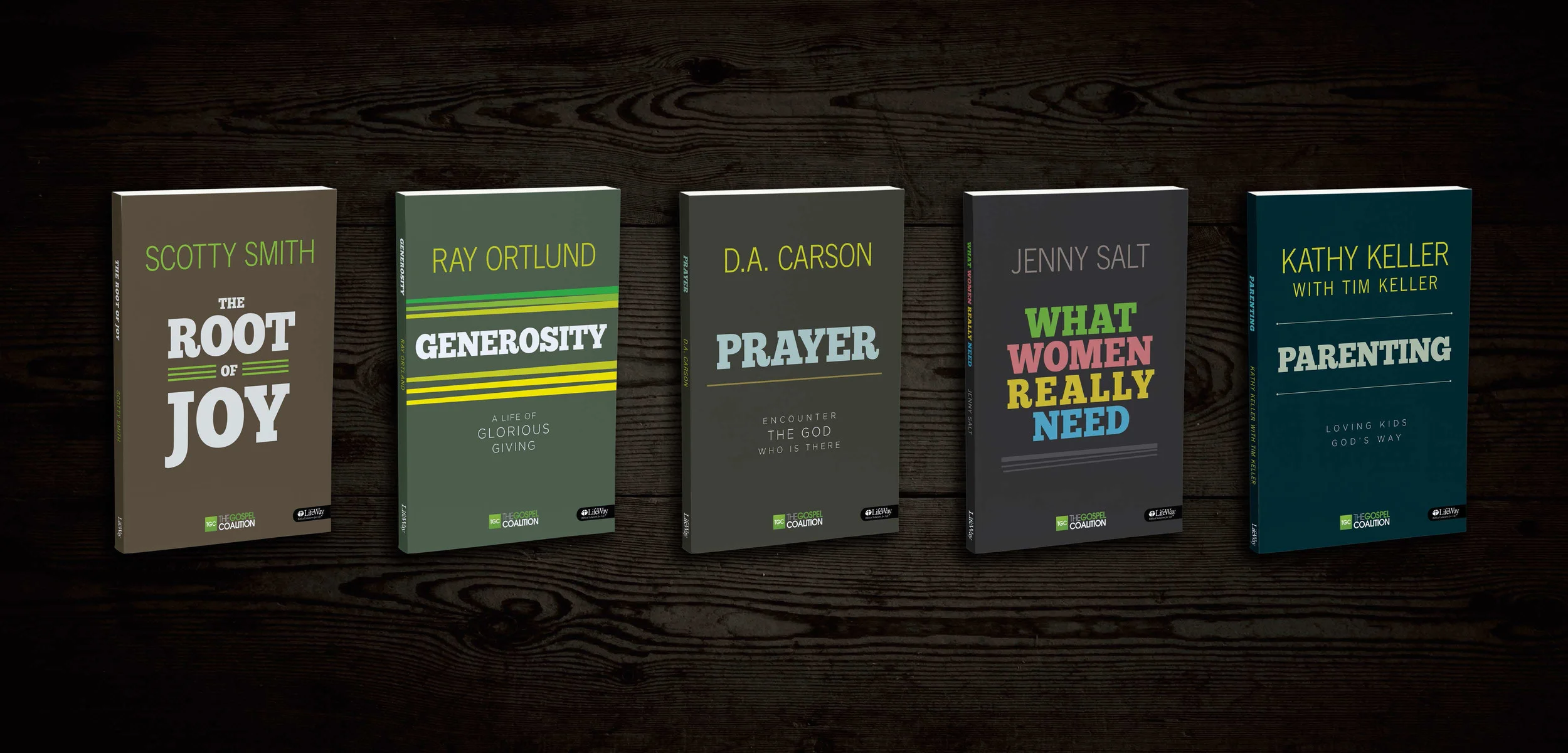 Covers for The Gospel Coalition Bible Study Branding Presentation