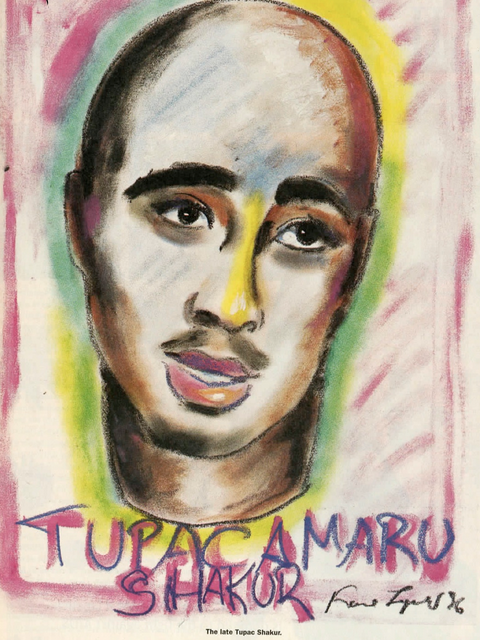 The Time I Found Karl Lagerfeld's Portrait of Tupac