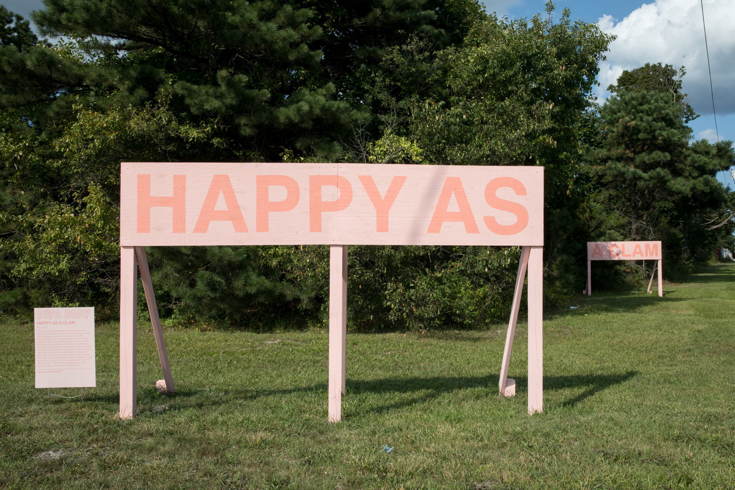   Happy as a Clam,  2017,   Auto Body. &nbsp;   Photo by Jenny Gorman 