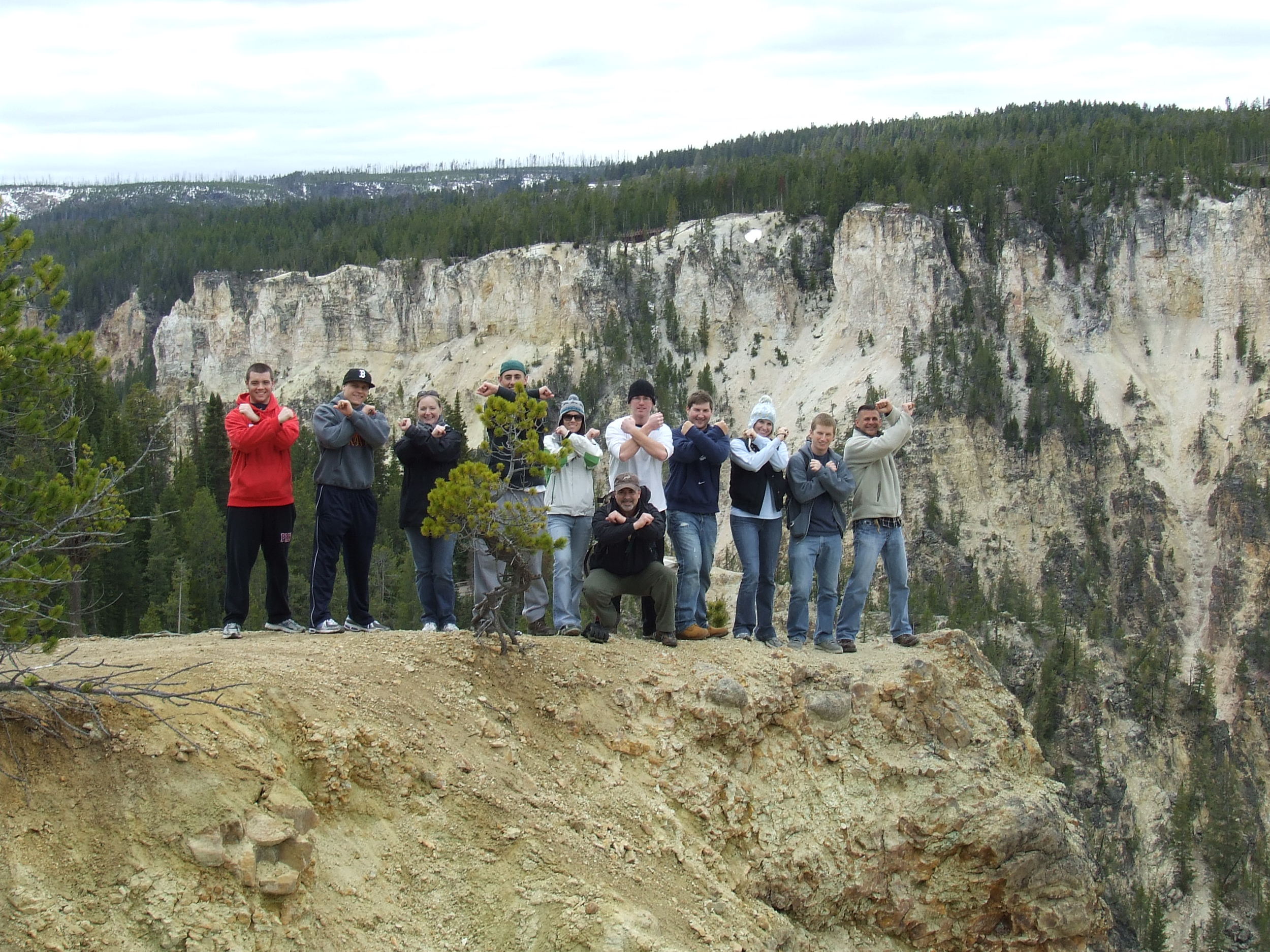 "Diving Board", Yellowstone NP (XE photo)