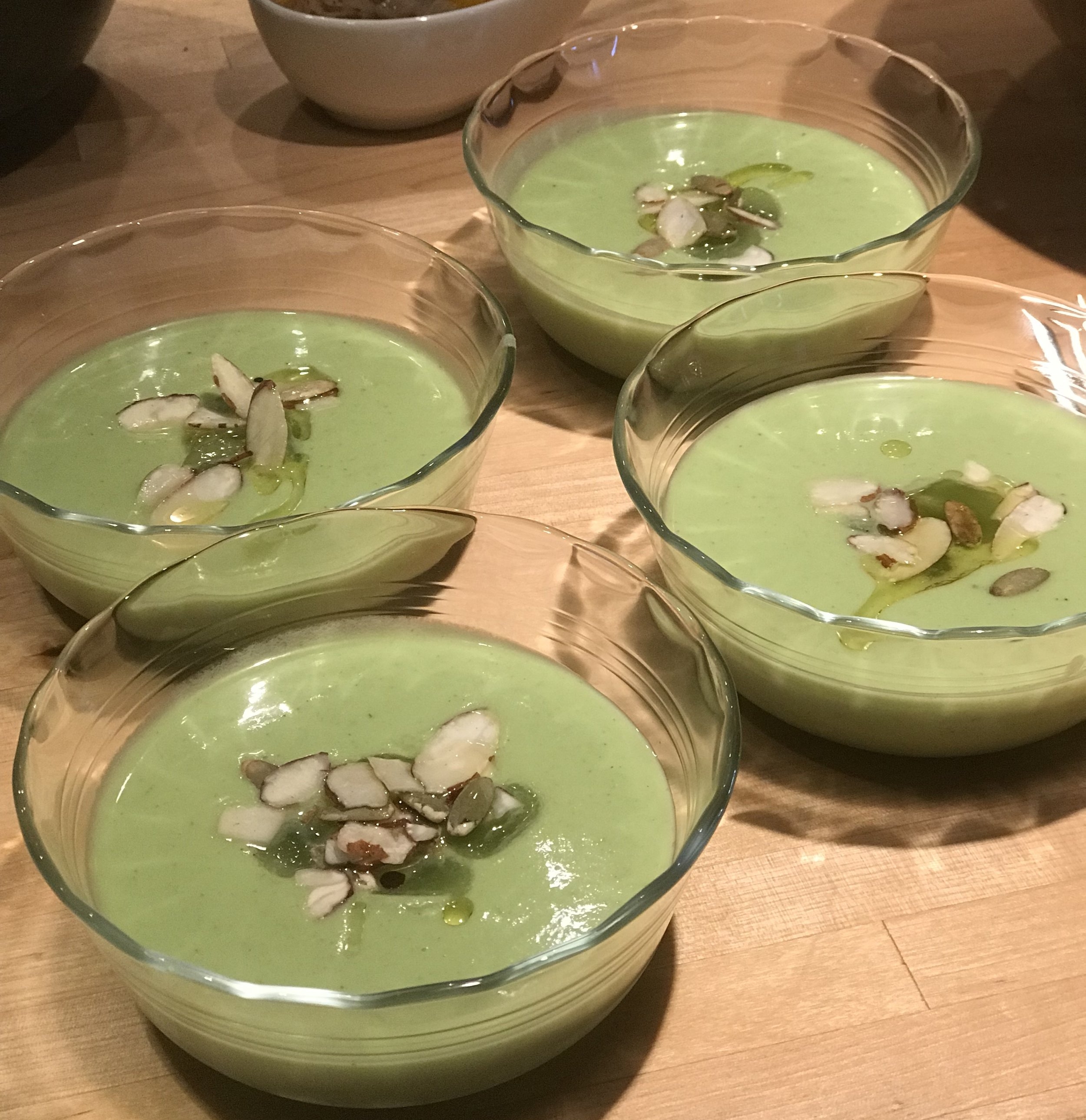 White Gazpacho with Cucumber &amp; Grapes