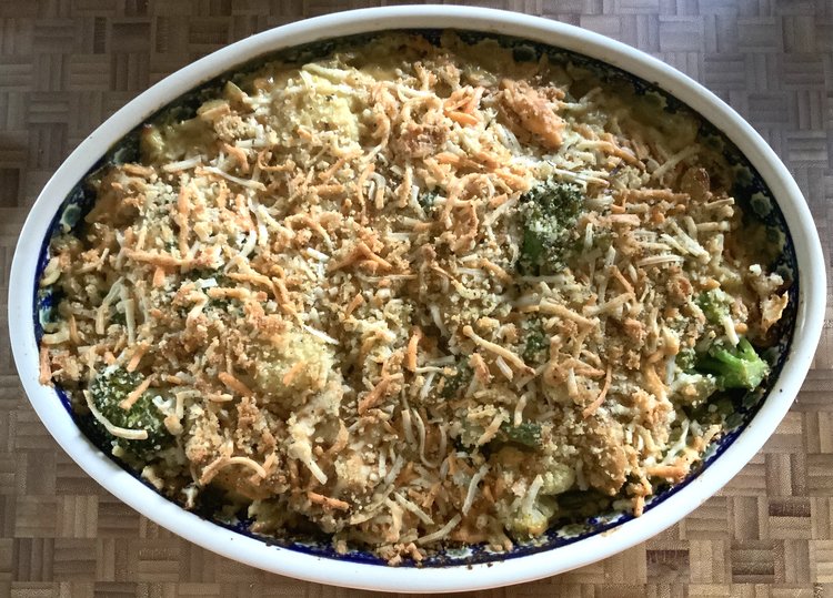 Chicken, Broccoli &amp; Cauliflower Bake