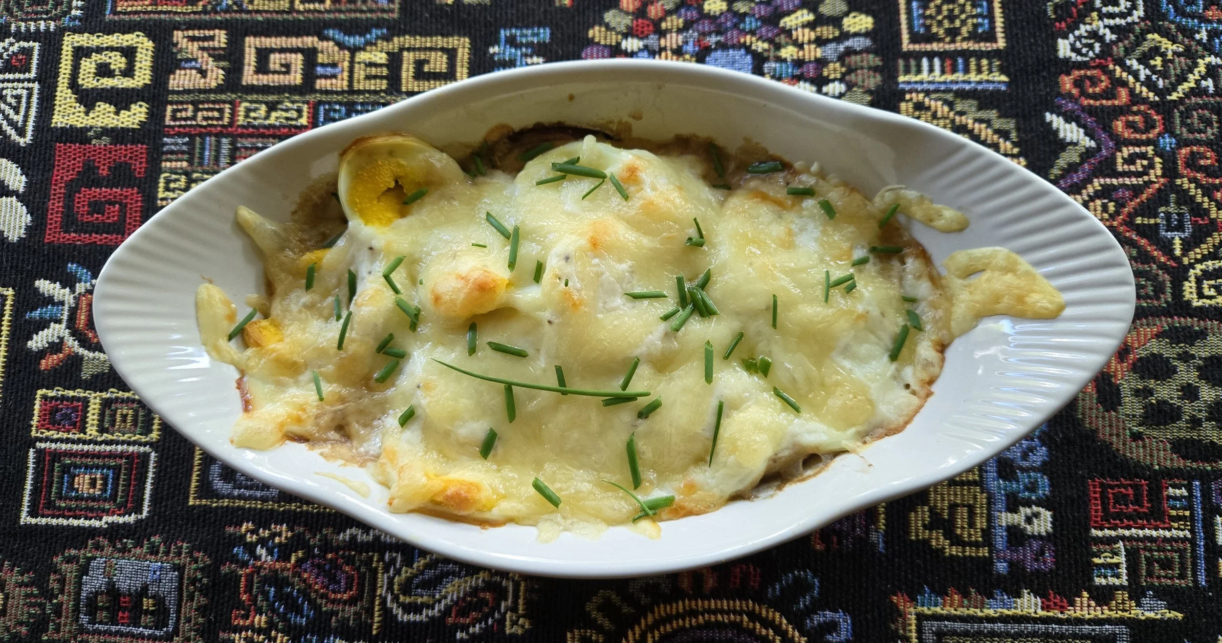 Egg and Swiss Chard Gratin