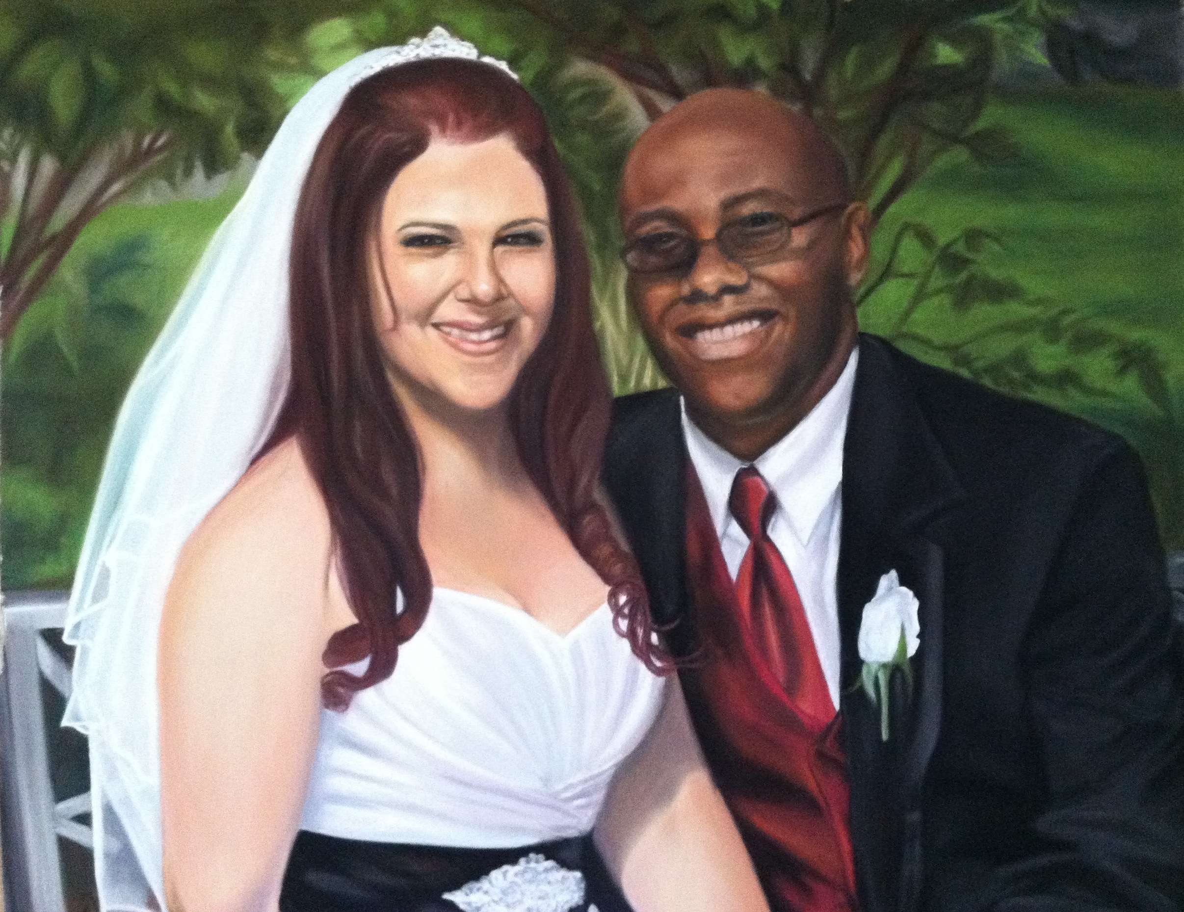 "Wedding Portrait Detail"