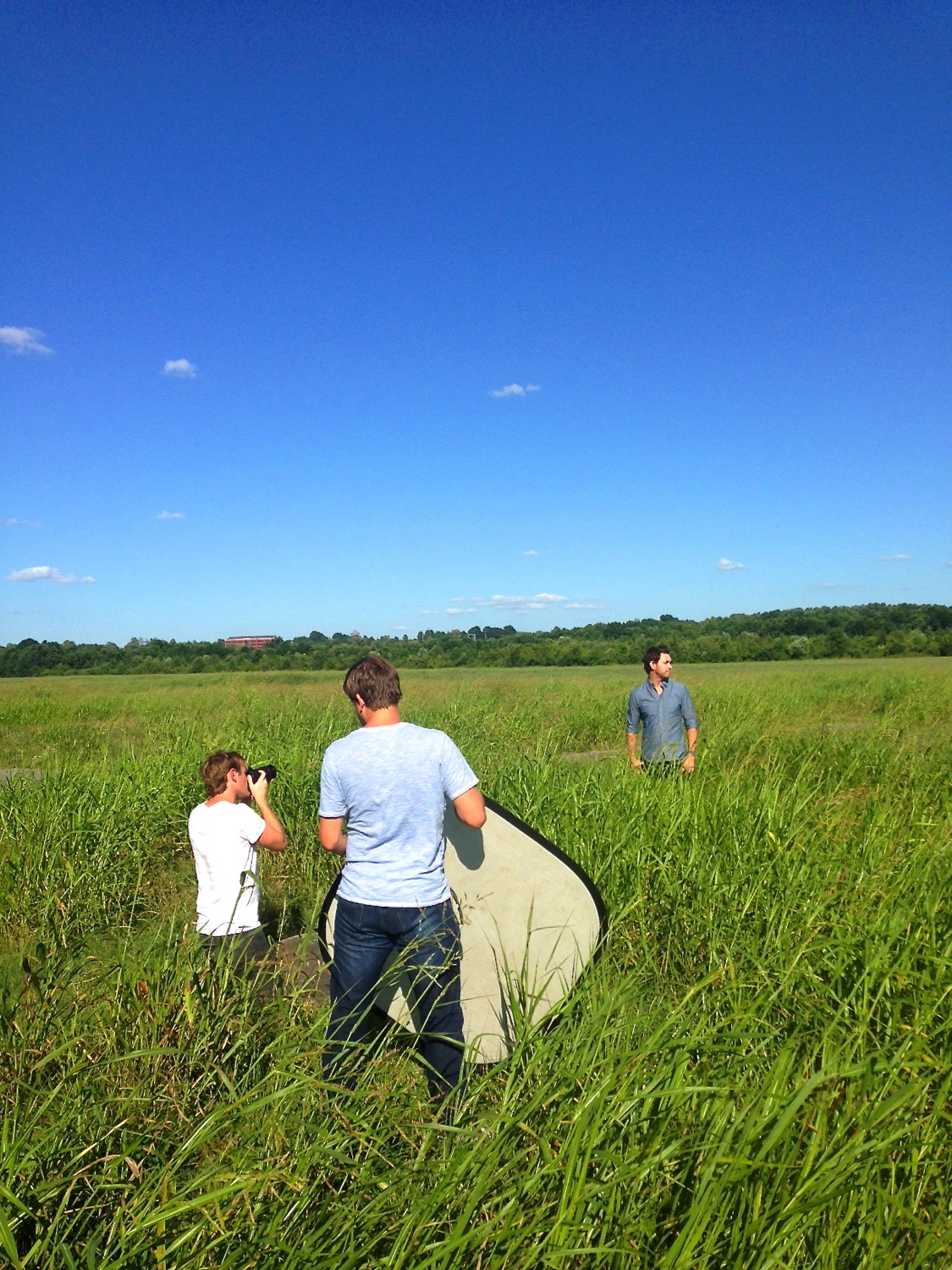 Behind the shoot