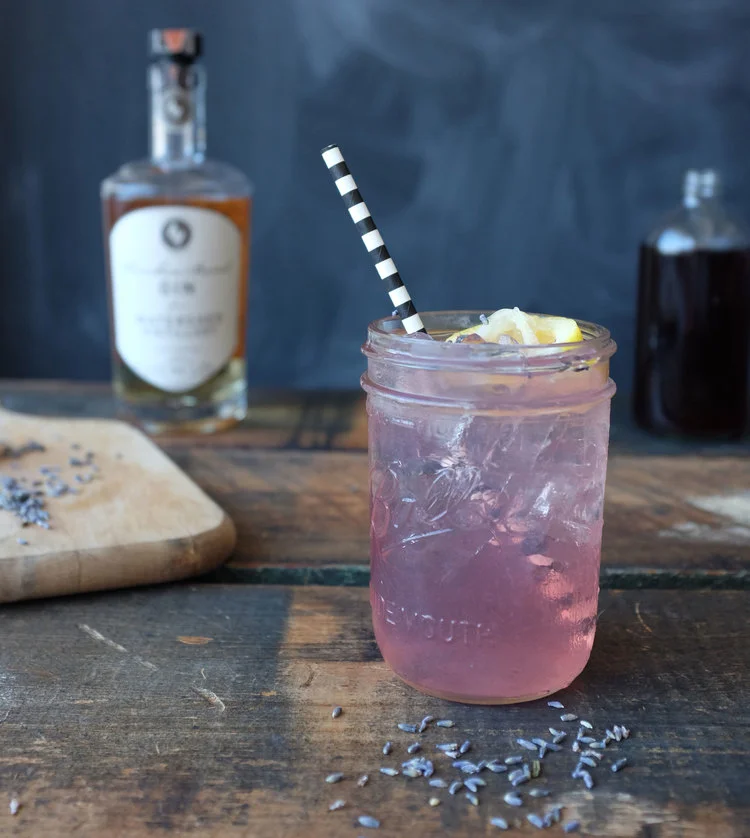 AVIATION {$7} Ingredients: Watershed Bourbon-Barrel Gin | Lavender from Cleveland Tea Revival | Orange zest syrup