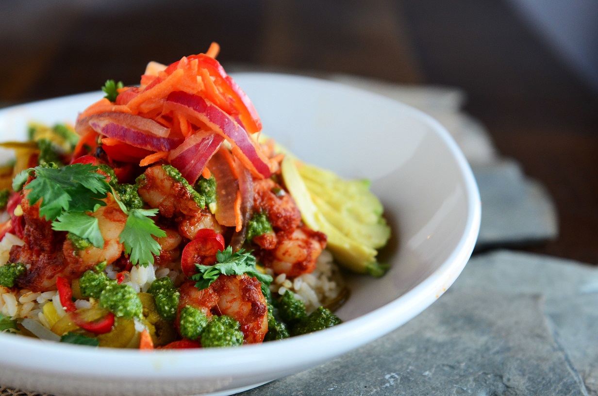 Bomba Tacos & Rum SpicyShrimp Rice Bowl.jpg