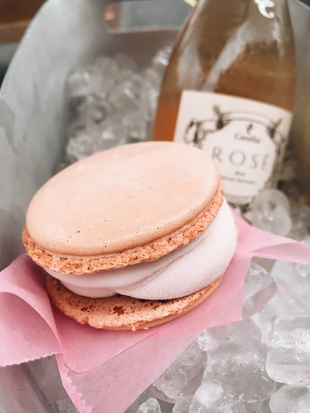 Frosé Macaron Sandwich from Mason’s Creamery (for Flea Café - and this was last year!)