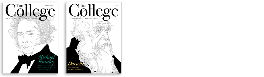 Covers from summer 2001, fall 2001 (Illustrator: David Johnson)