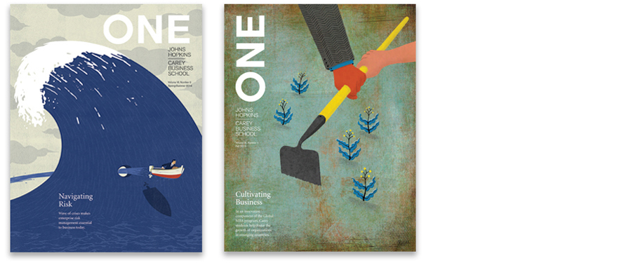 Spring 2014 and Fall 2013 covers. Art by Francesco Bongiorni and Ken Orvidas respectively.