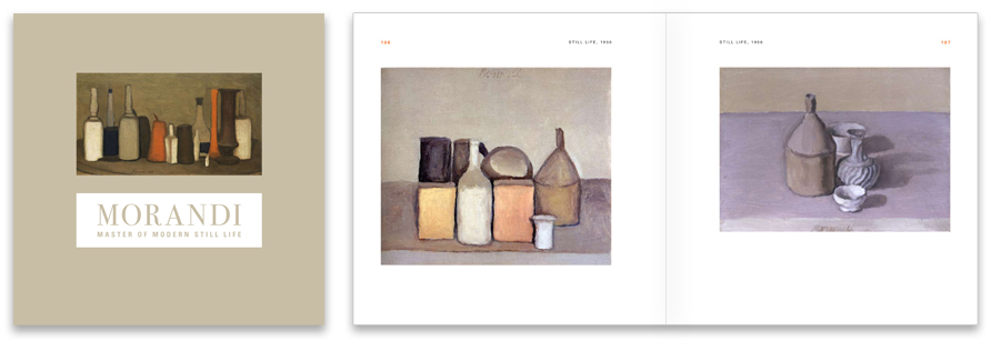 Morandi: Master of Modern Still Life. Casement cover wrapped in high quality linen.